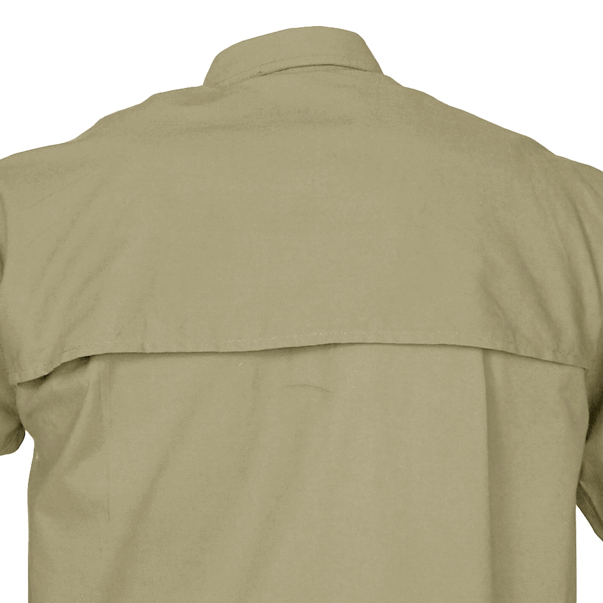 Beige shirt on a white background