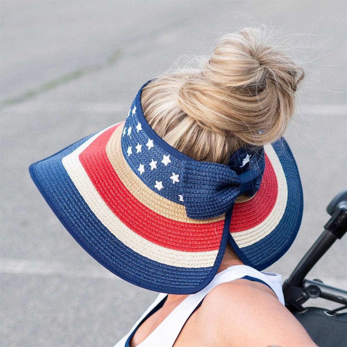 Americana Patriotic Rollable Visor For Adventures