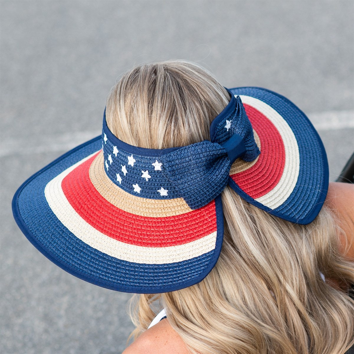 Americana Patriotic Rollable Visor For Adventures