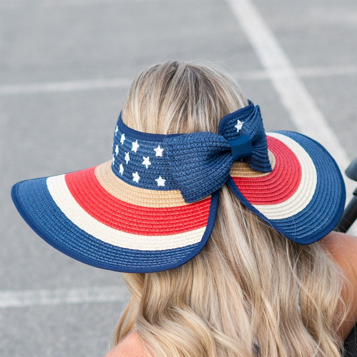 Americana Patriotic Rollable Visor For Adventures