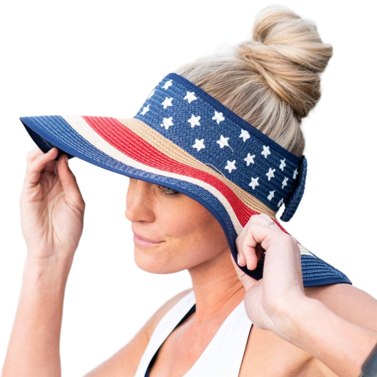 Americana Patriotic Rollable Visor For Adventures