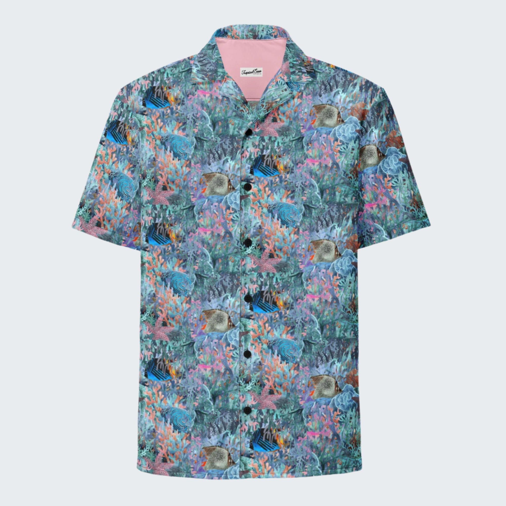 Marine Life Party Button Down Hawaiian Shirt