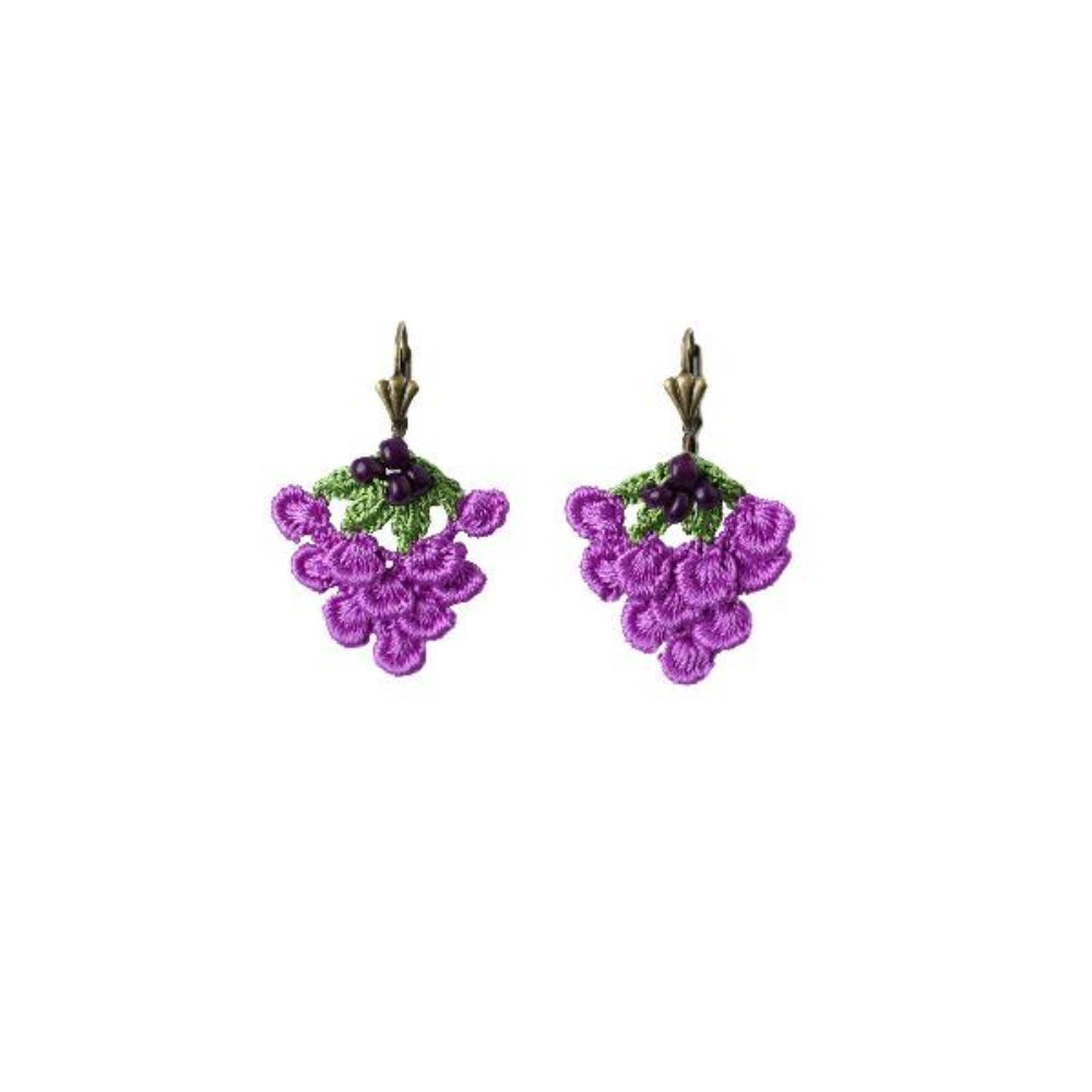 Merlot Beaded Earrings