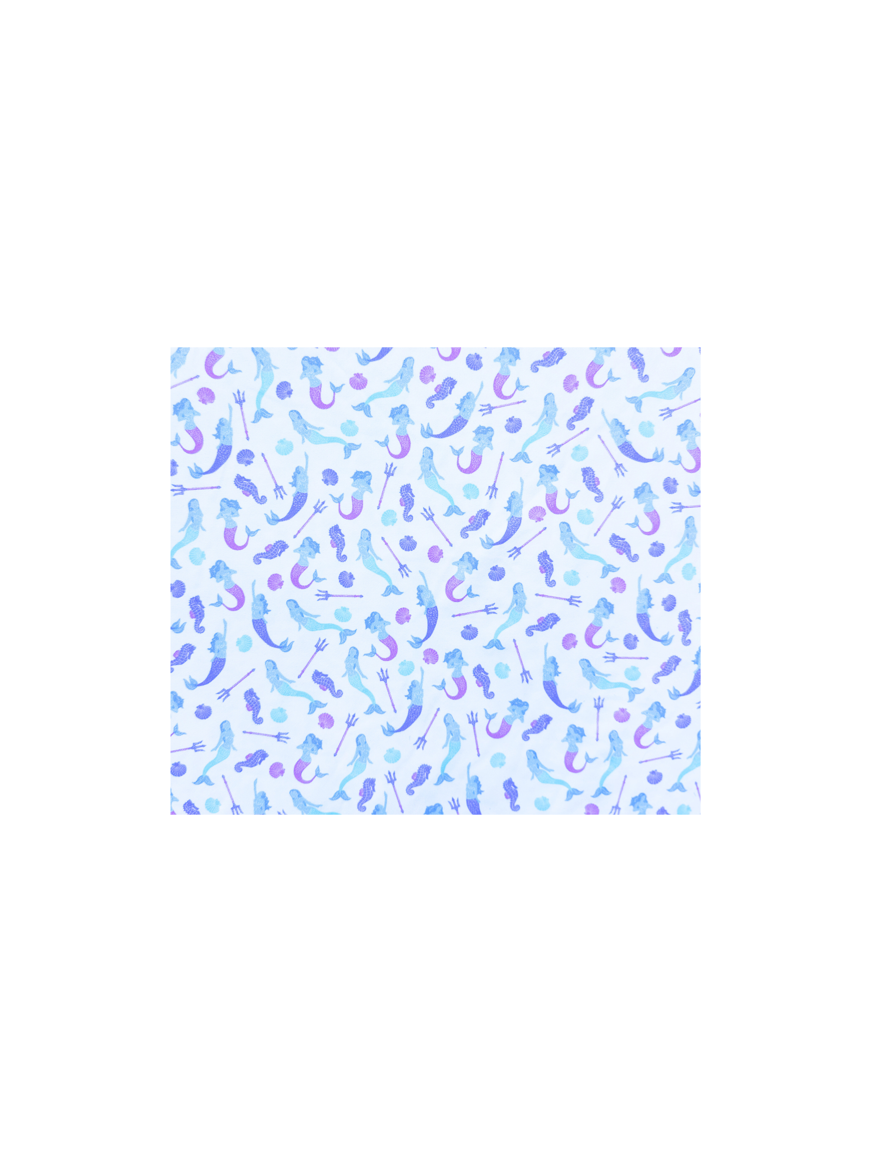 White Water Life Mermaid Polo White