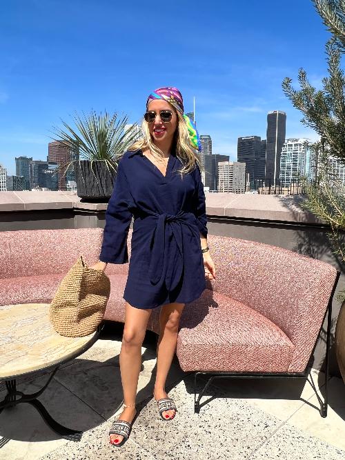 Mia Mini Dress Navy