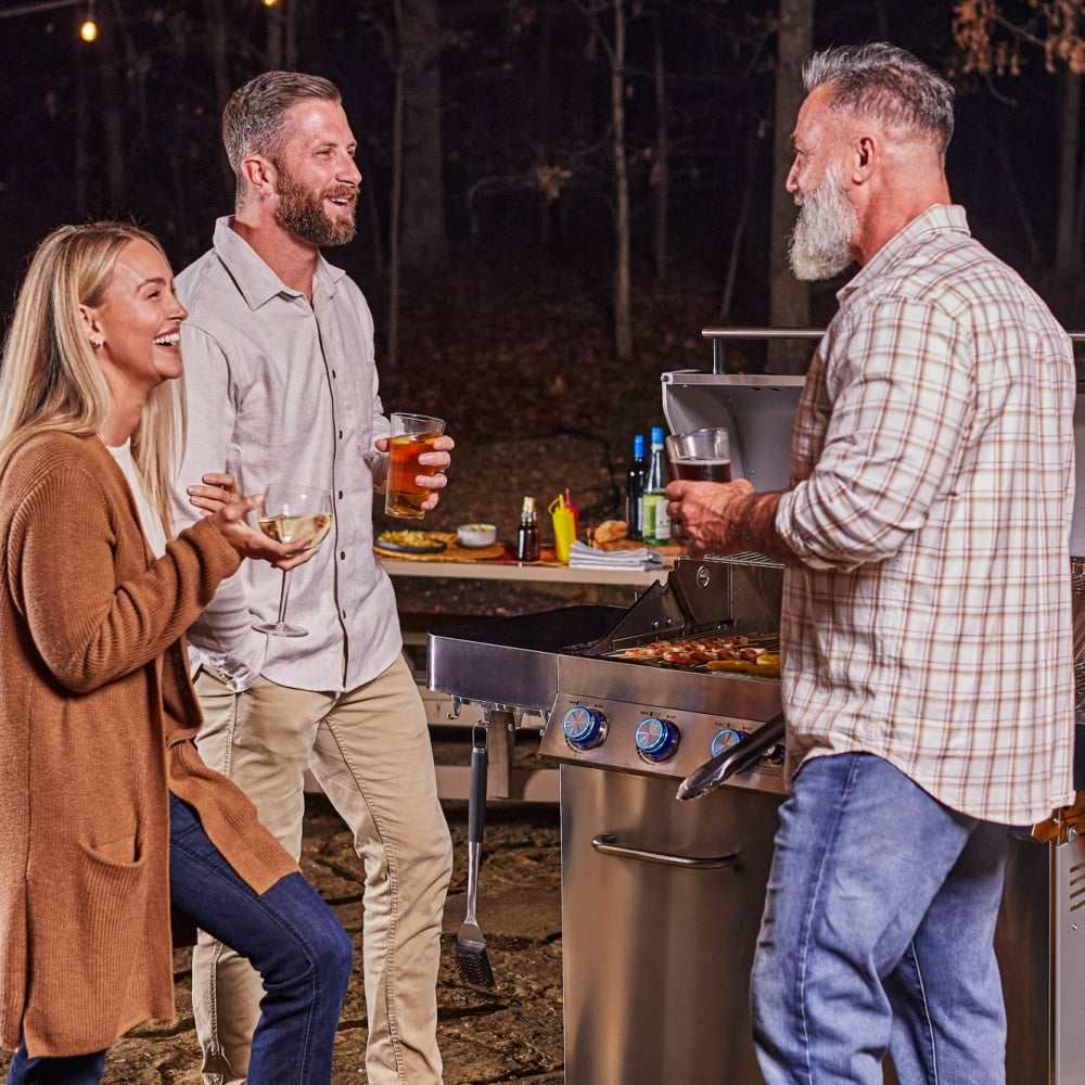 Full Stainless Propane Gas Grill