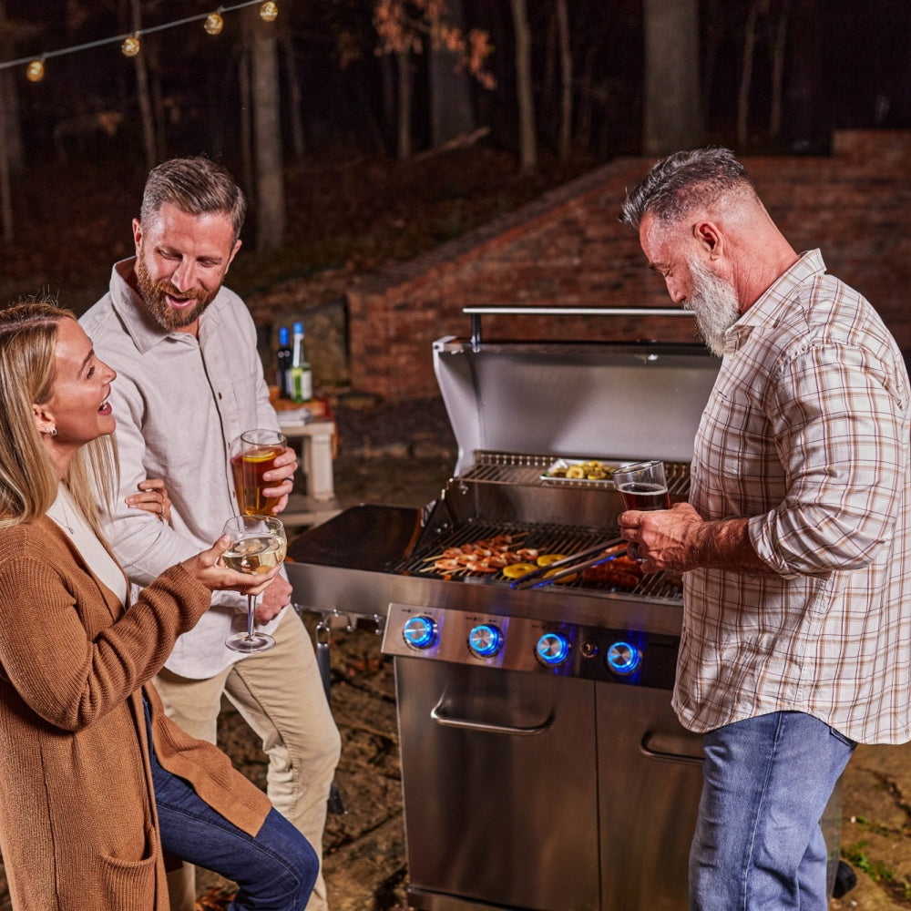 Full Stainless Propane Gas Grill