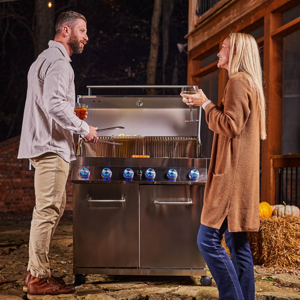 Full Stainless Propane Gas Grill