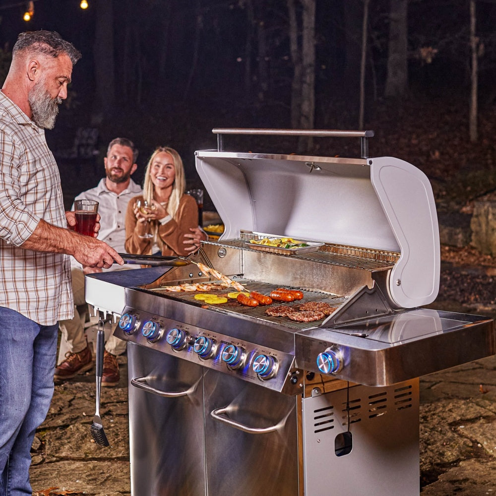 Full Stainless Propane Gas Grill