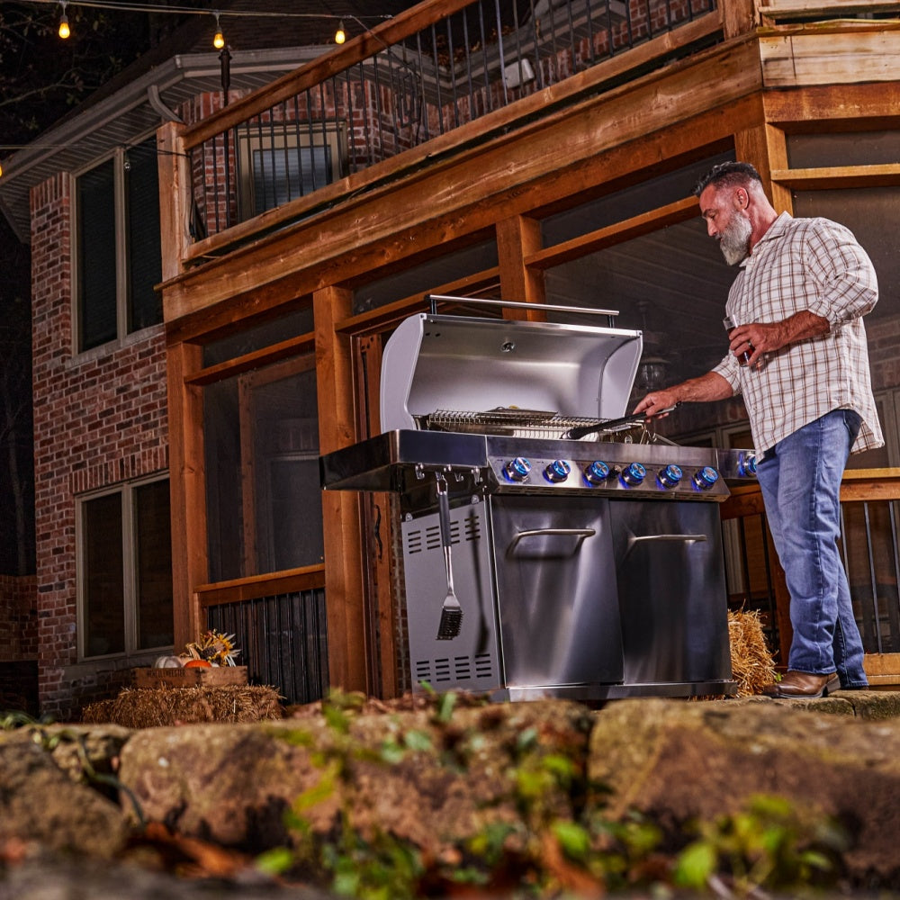 Full Stainless Propane Gas Grill