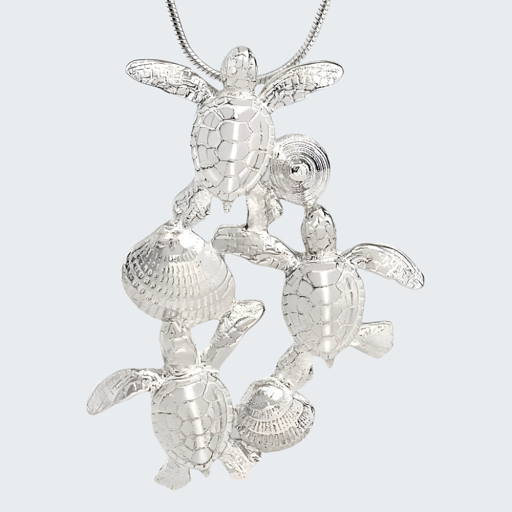 Hatchlings Sea Turtles Necklace 