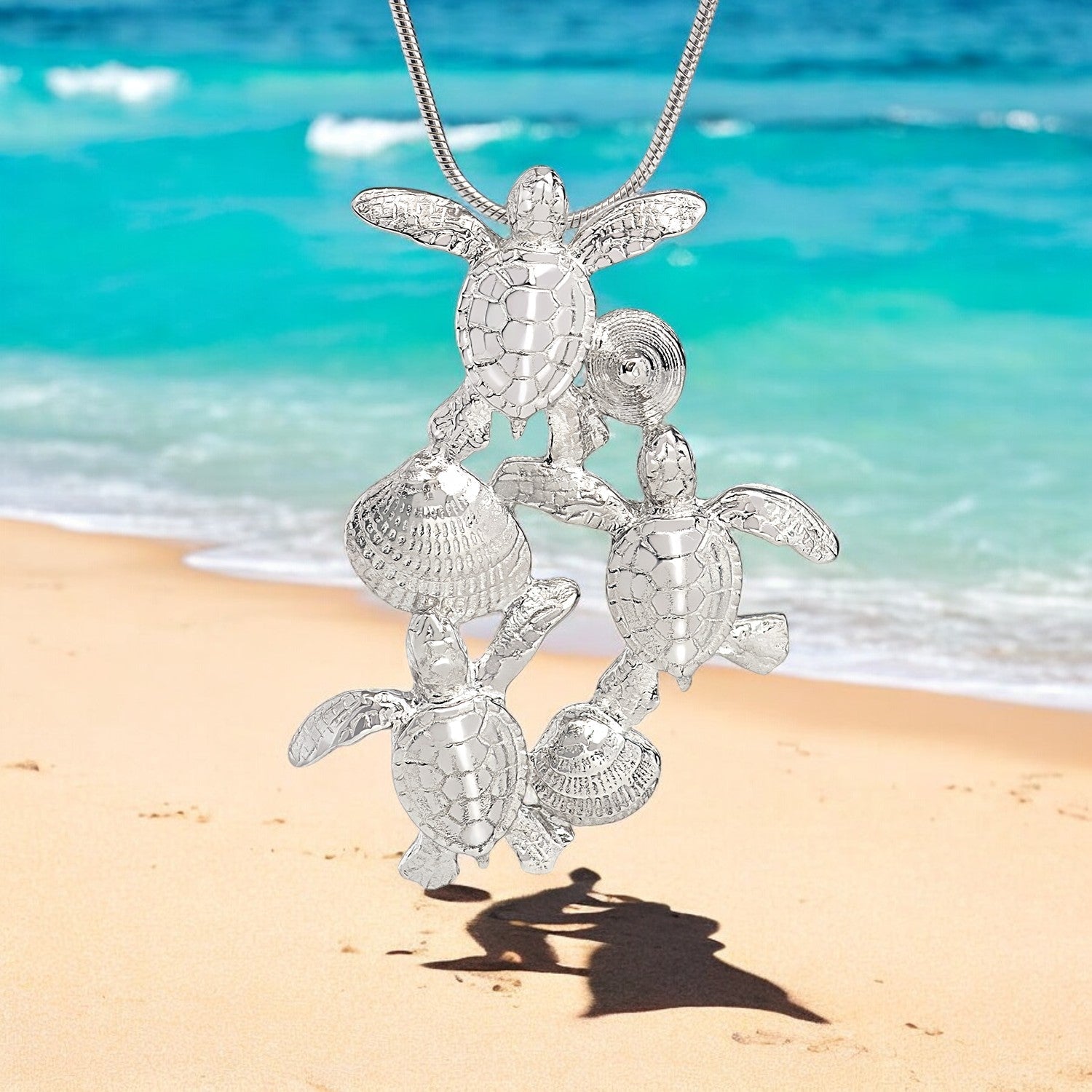 Hatchlings Sea Turtles Necklace 