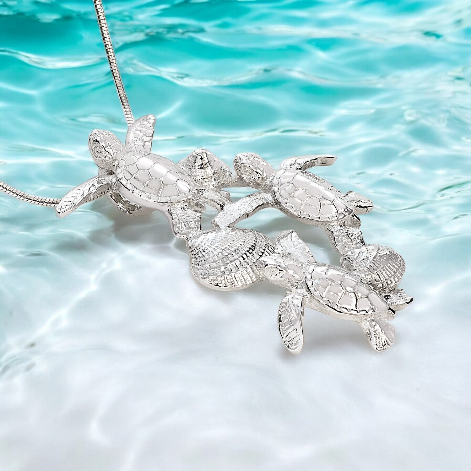 Hatchlings Sea Turtles Necklace 