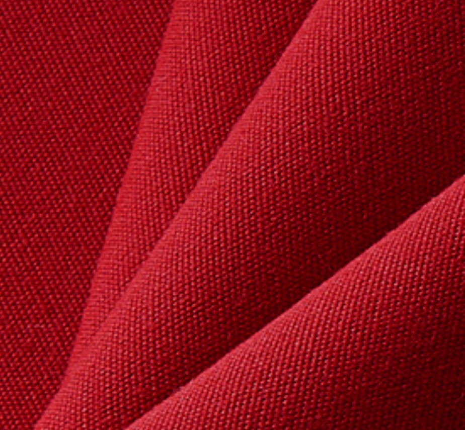 Close-up of red fabric texture