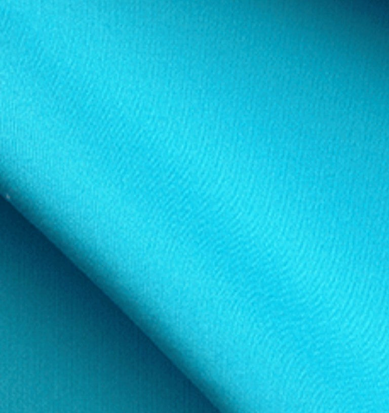 Close-up of blue fabric texture