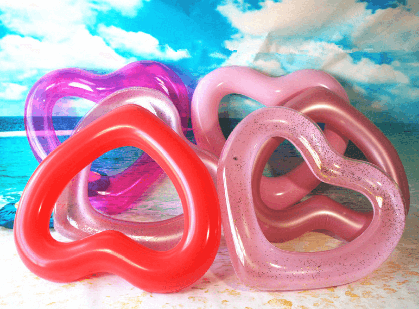 Oversized Heart Shaped Swim Ring