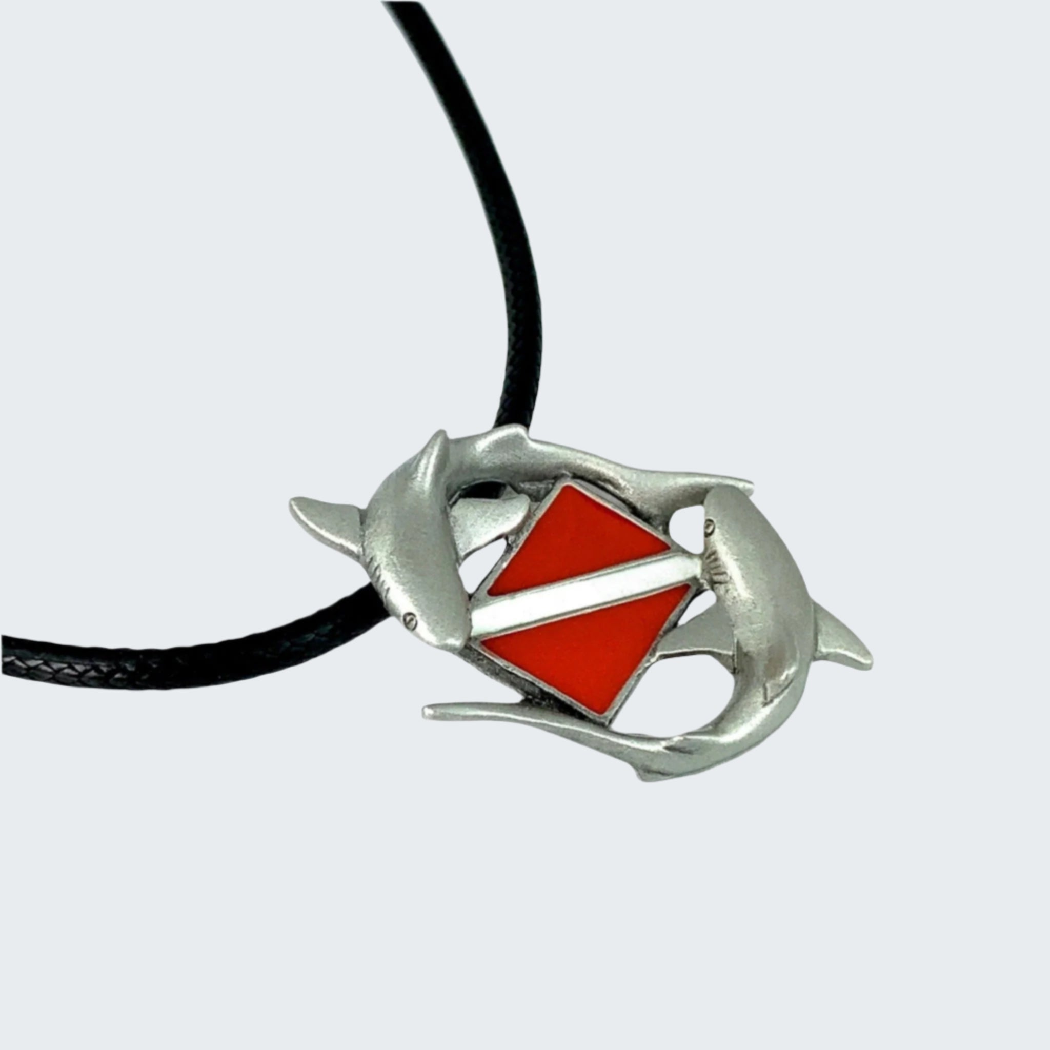 Shark Diver Necklace Pendant