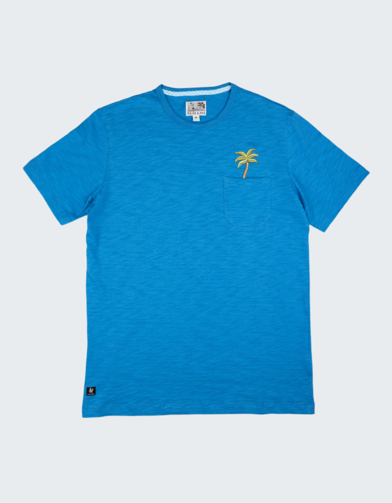 Palm Tree Slub Pima Pocket Tee