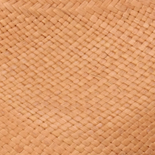 Close-up of woven brown material