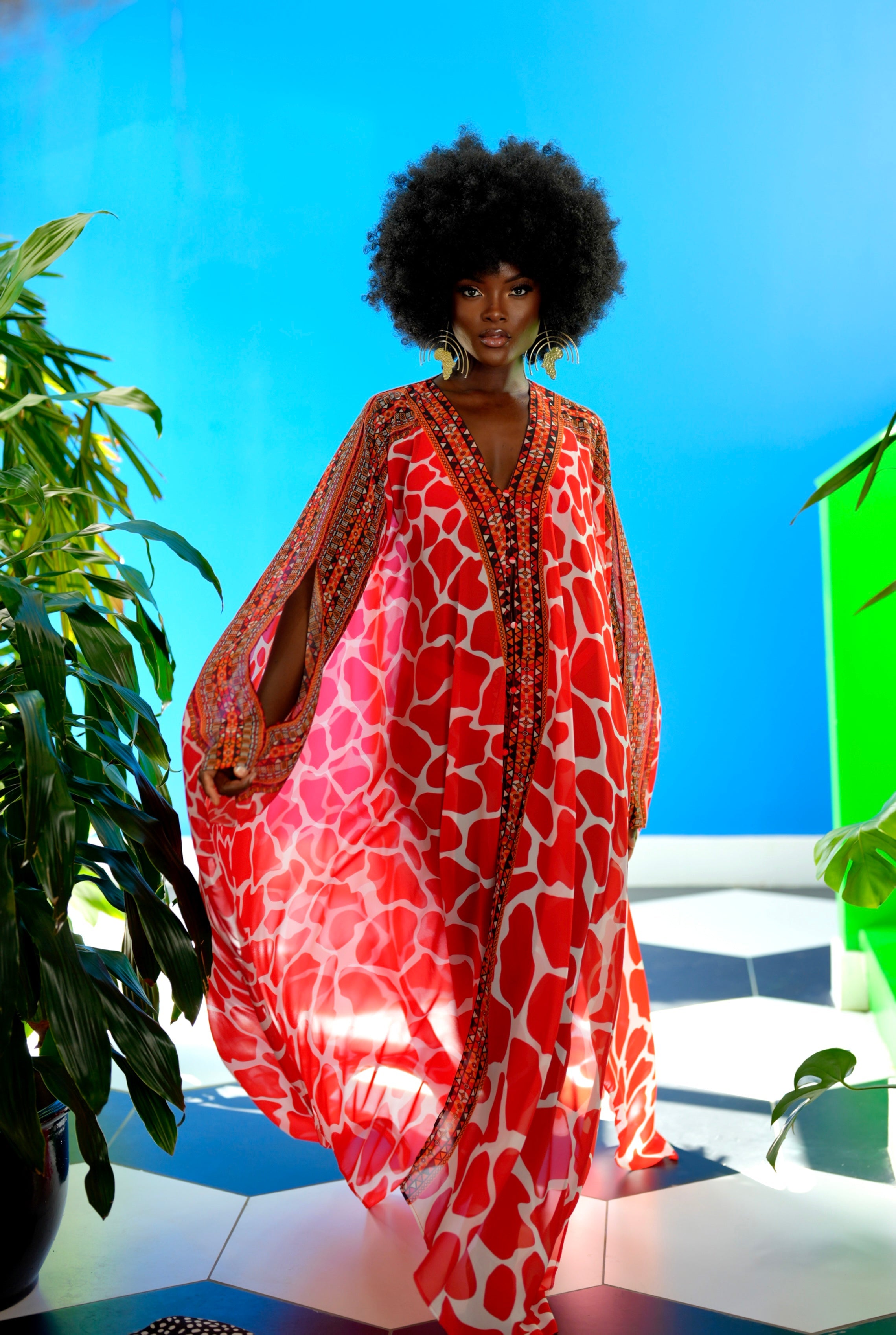 Saisankoh Isla Goddess Kaftan