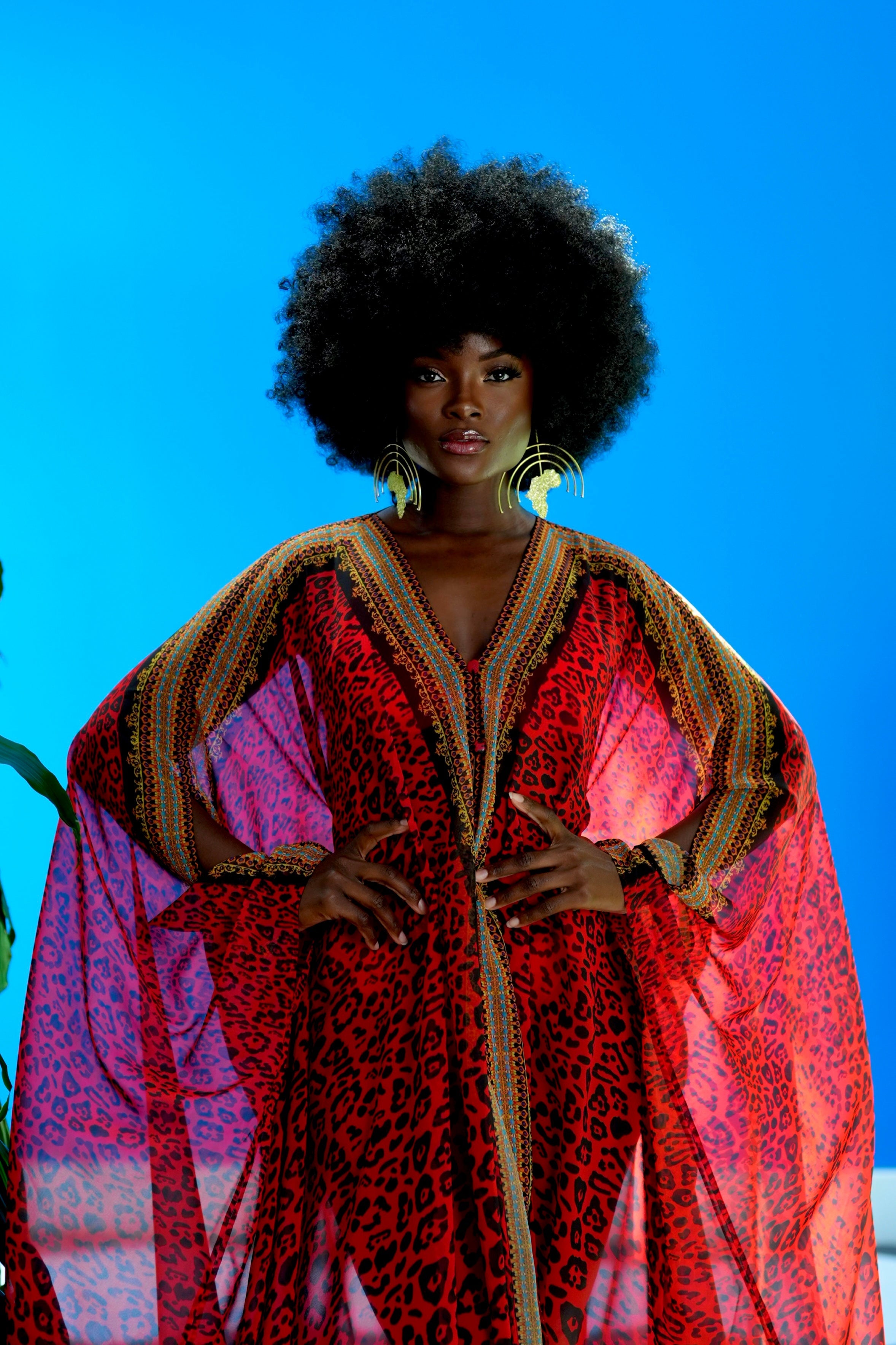 Saisankoh Valencia Goddess Kaftan