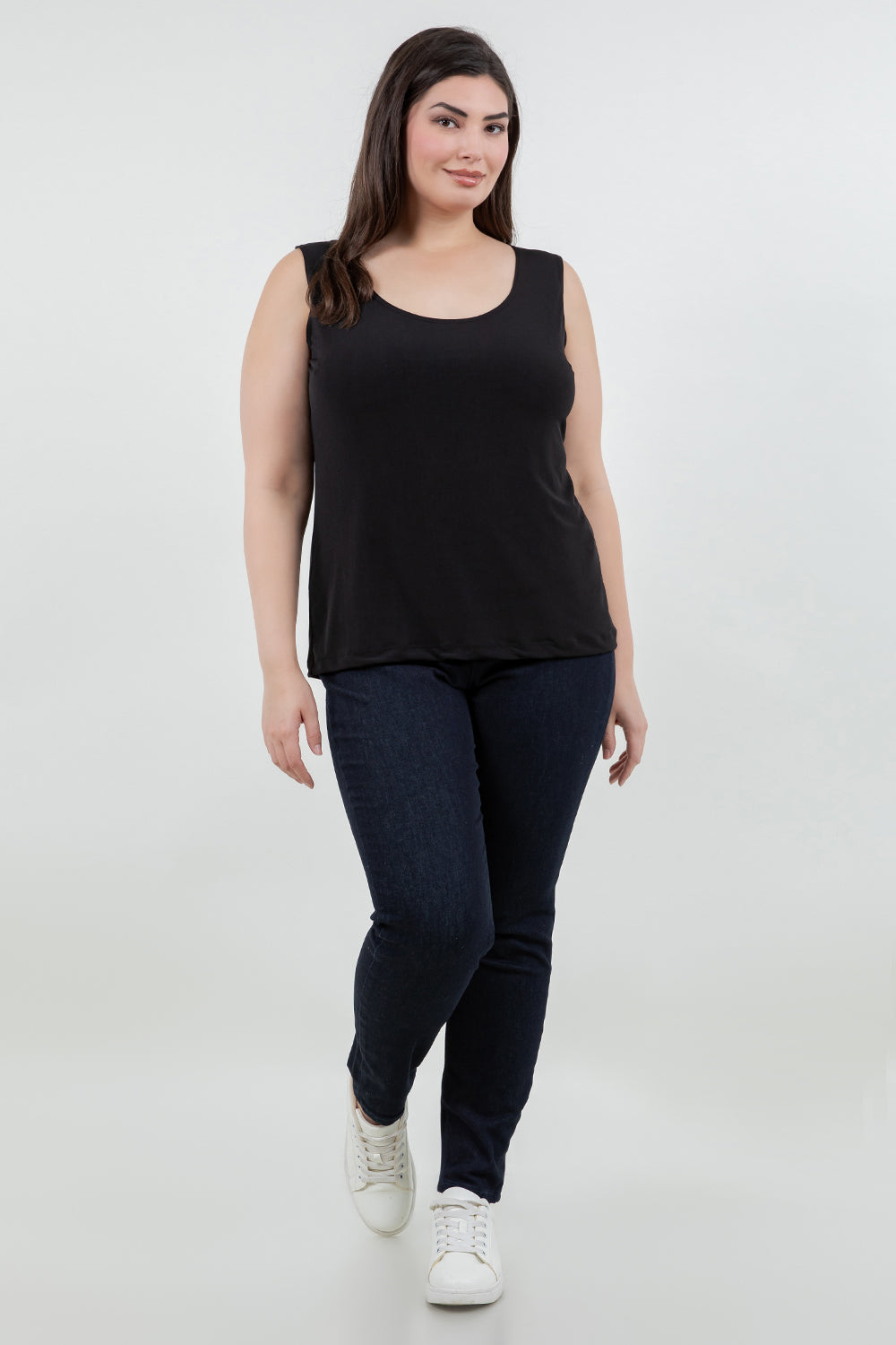 Vikki Vi Jersey Black Tank