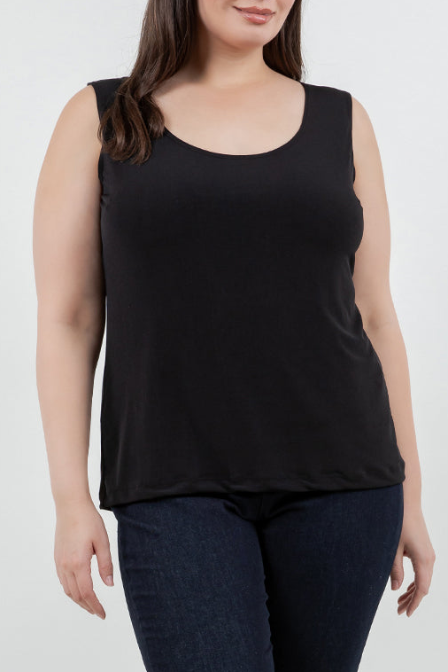 Vikki Vi Jersey Black Tank
