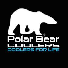 Polar Bear Coolers logo on a black background