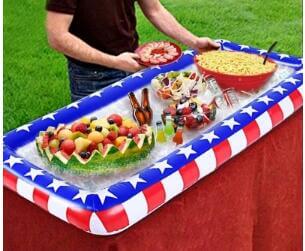 Pool Serving Drink Buffet Tray