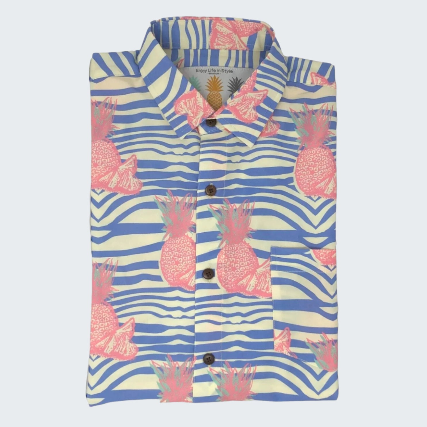 Super Stretch - PURE Pineapple Hawaiian Shirt