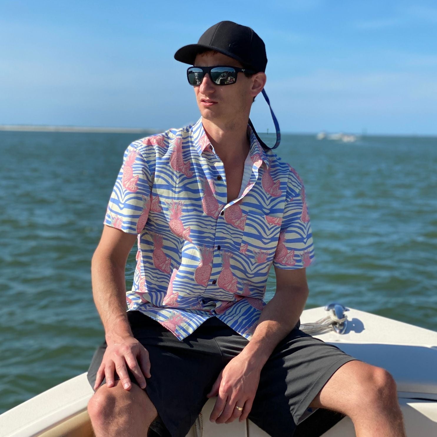 Super Stretch - PURE Pineapple Hawaiian Shirt