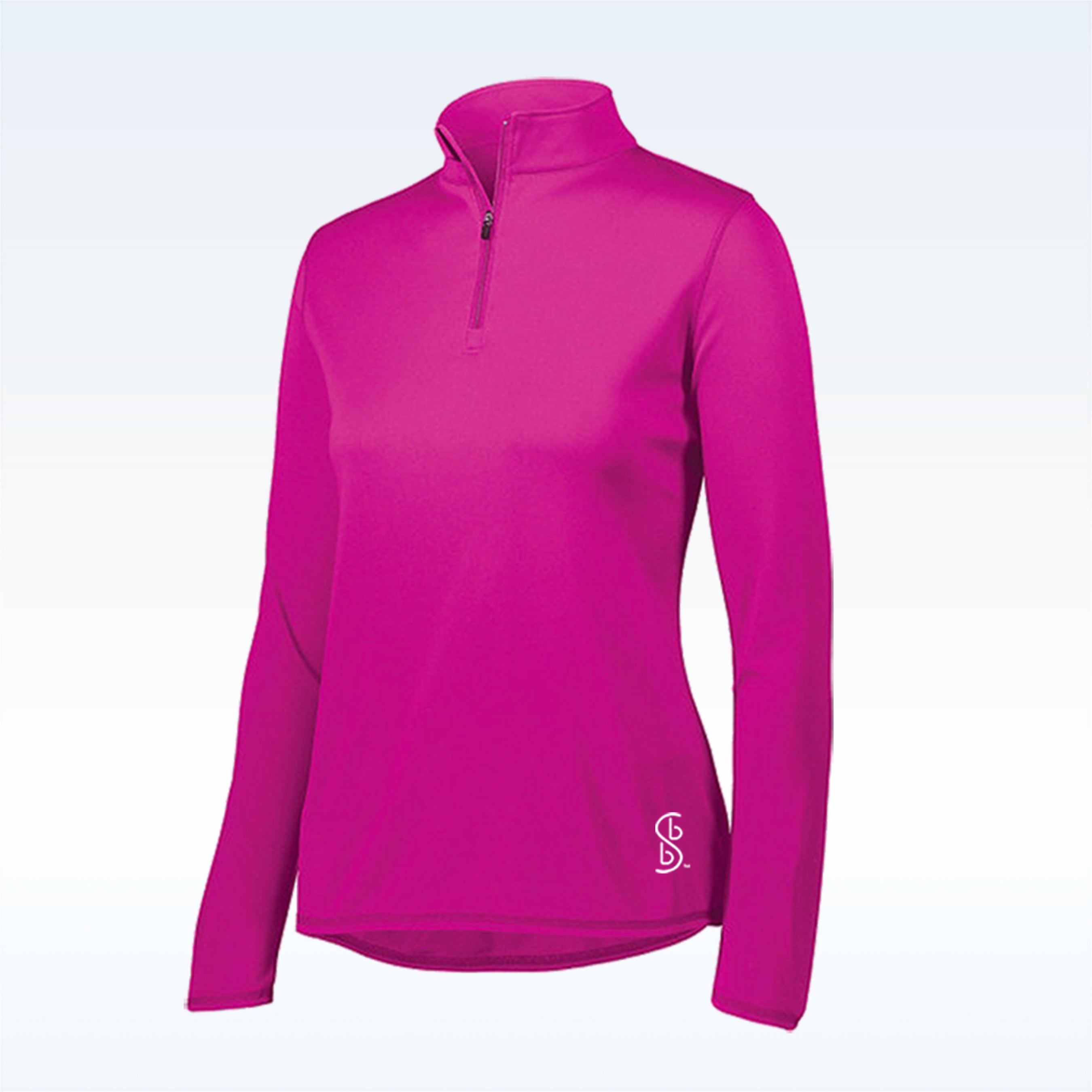 Pickleball Bella 1/4 Zip Long Sleeve Pink