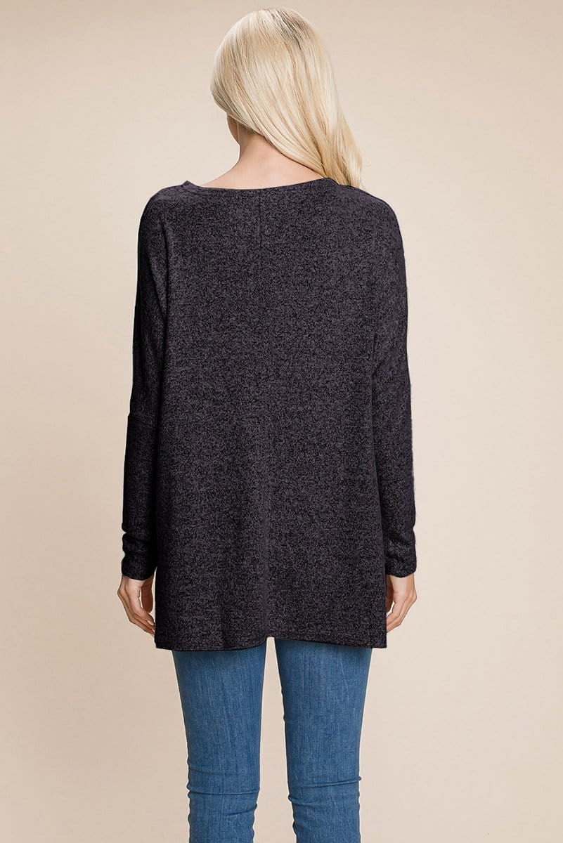 Casual Dolman Loose Fit Knit Top