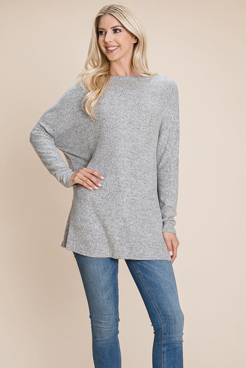 Casual Dolman Loose Fit Knit Top