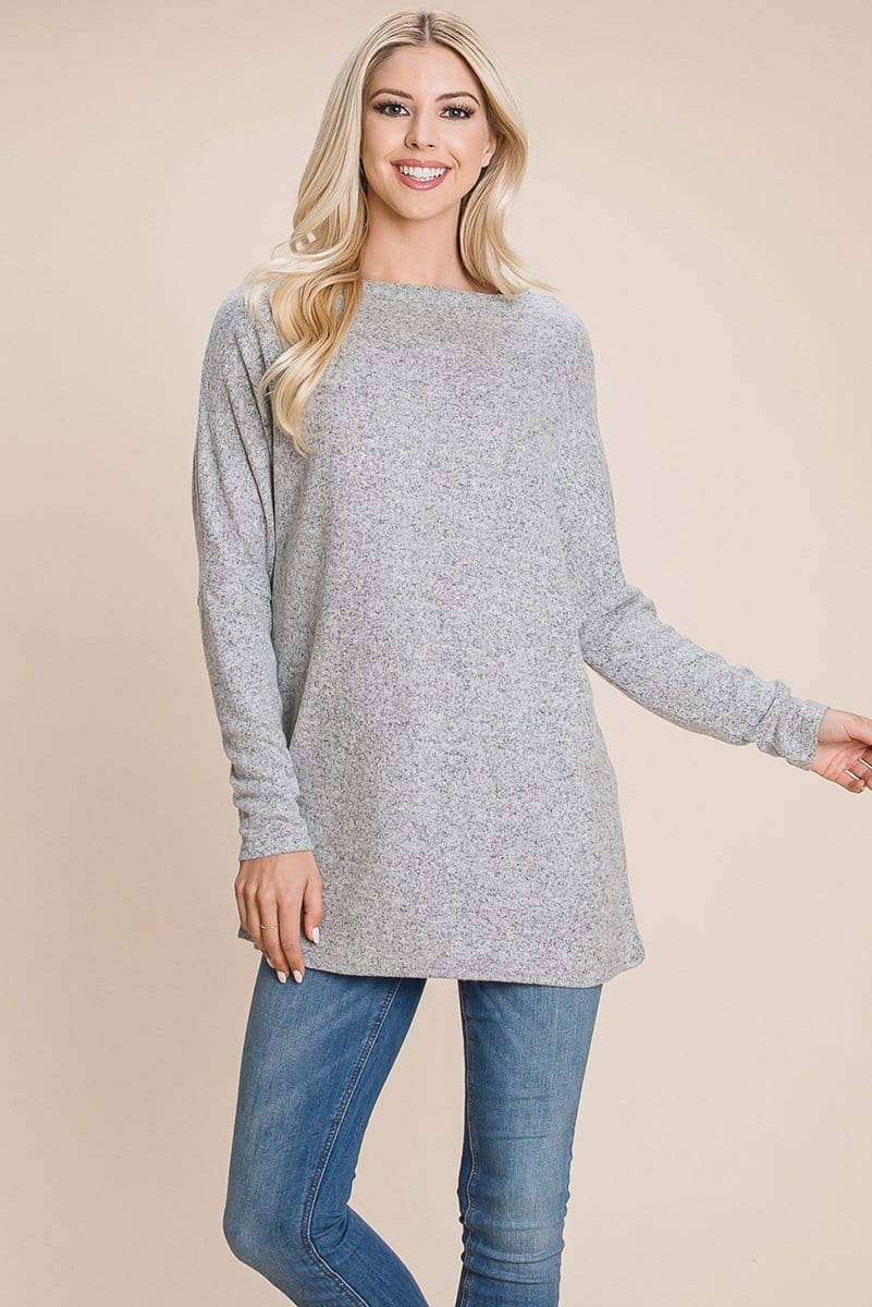 Casual Dolman Loose Fit Knit Top