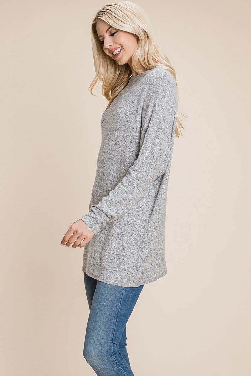 Casual Dolman Loose Fit Knit Top