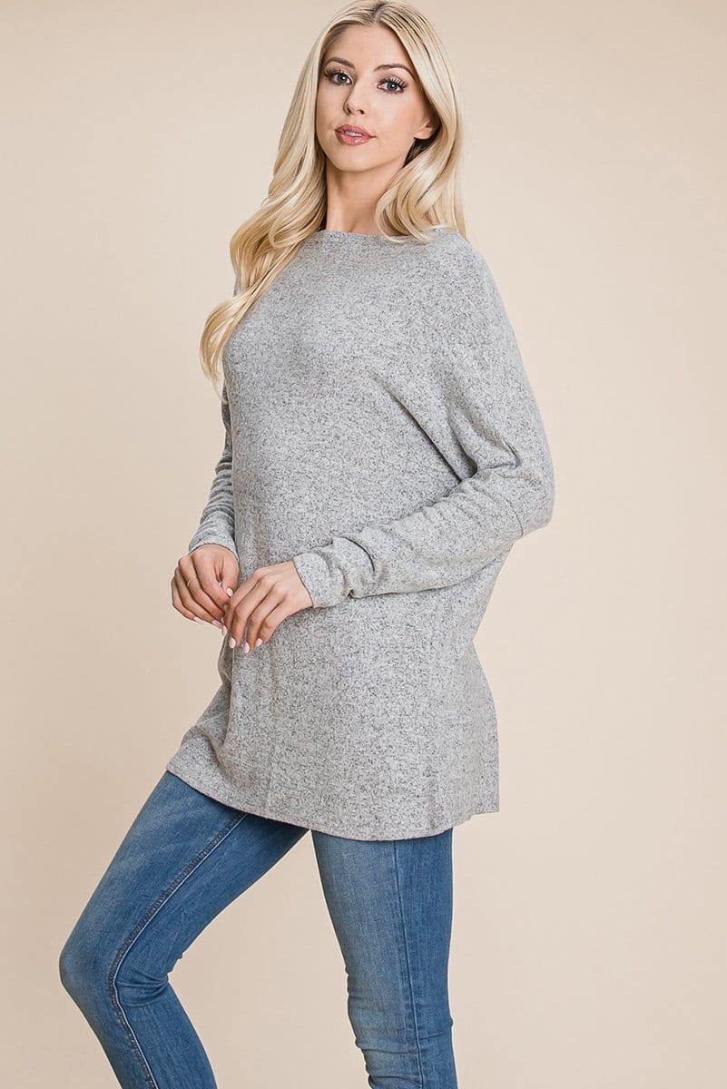 Casual Dolman Loose Fit Knit Top