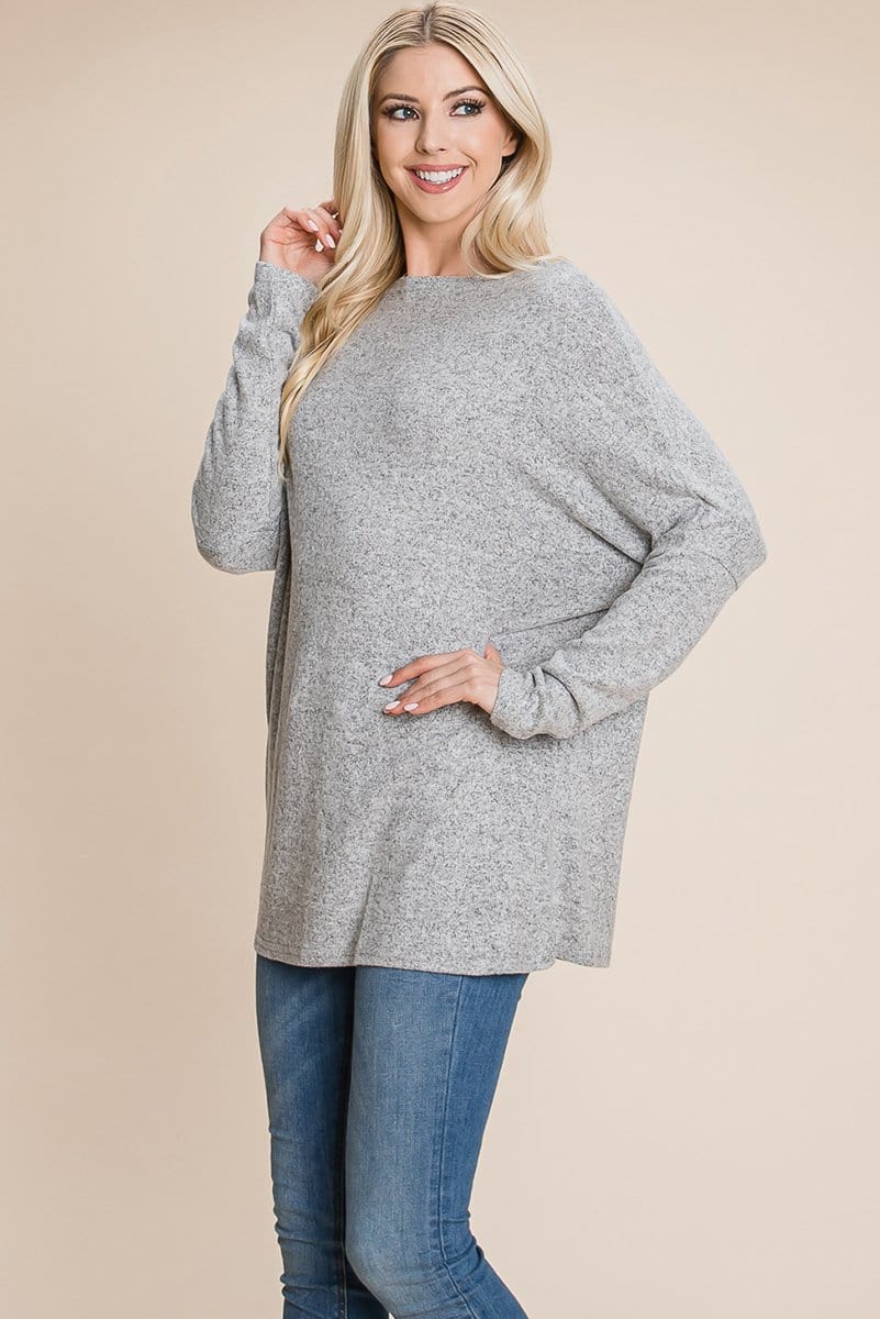 Casual Dolman Loose Fit Knit Top