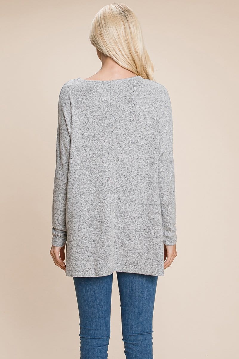 Casual Dolman Loose Fit Knit Top