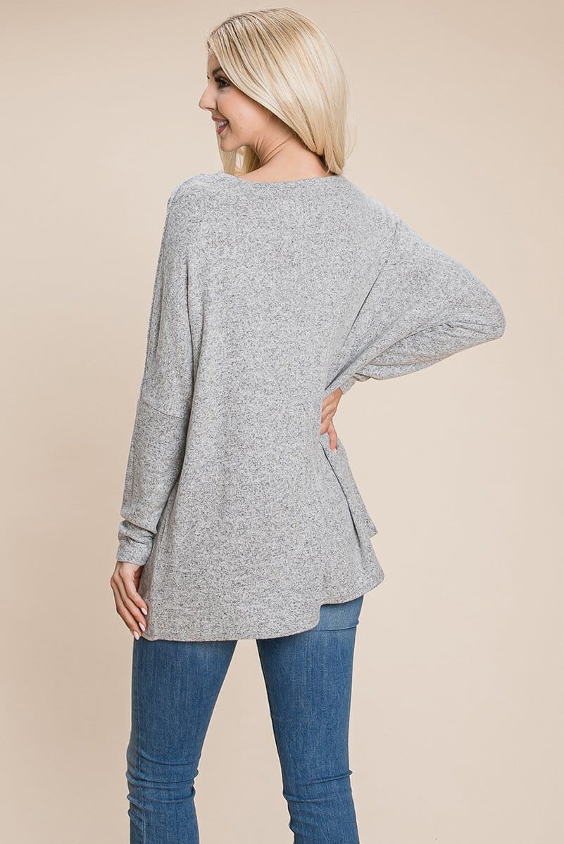 Casual Dolman Loose Fit Knit Top