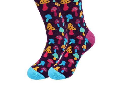 Real Sic -Trippy Mushroom Socks