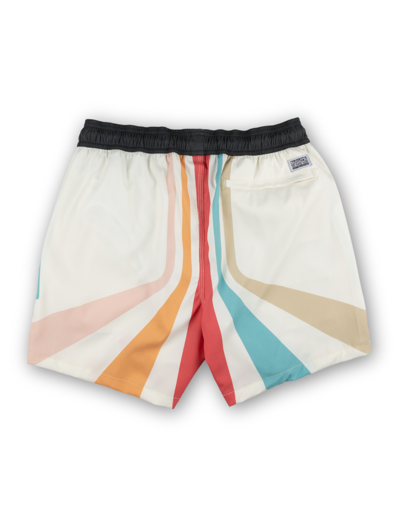 Retro B League Stripes Stretch Swimsuit