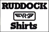 Ruddock Shirts logo with a stylized '4R' emblem on a white background