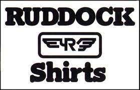 Ruddock Shirts logo with a stylized '4R' emblem on a white background