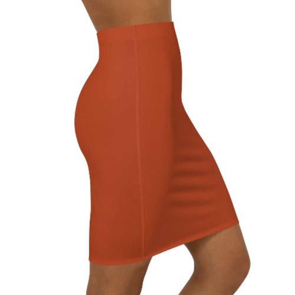 Amber Stretch Mini Pencil Skirt