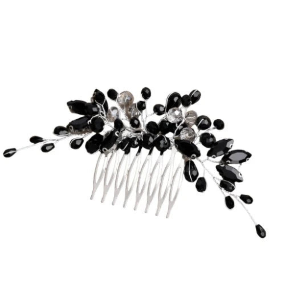 Handmade Rhinestone Hair Comb