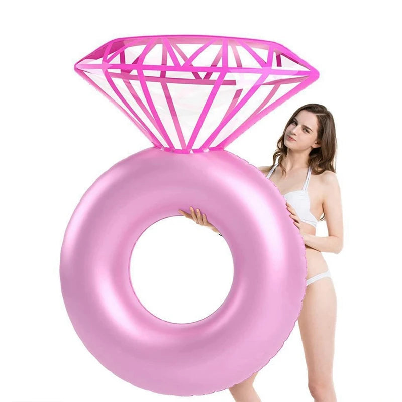 Bachelorette Pool Floats Inflatable Diamond Ring Floaties Party