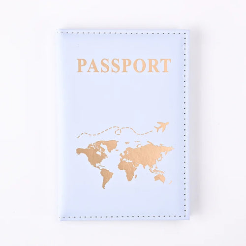 Map Pattern Ticket Passport Covers