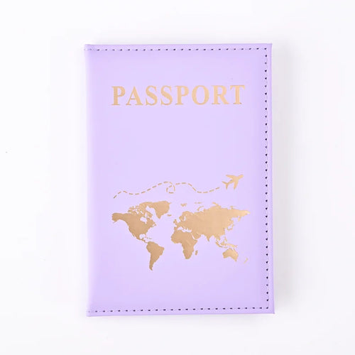 Map Pattern Ticket Passport Covers