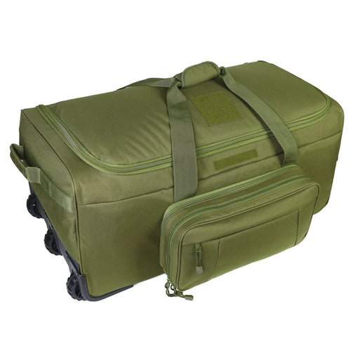 Large Capacity Military Tactical Duffel Bag with Wheels